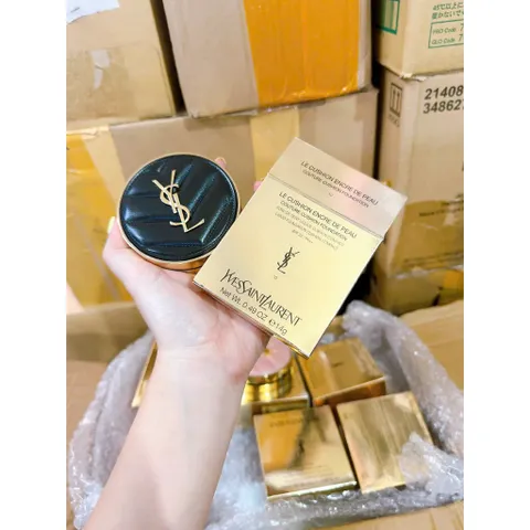 Phấn Nước YSL Le Cushion Encre De Peau Luminous Matte 14g - Trang Điểm Chống Nắng, Độ Che Phủ Tuyệt Đối, Phù Hợp Với Da Dầu