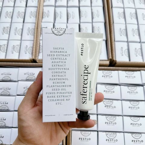 Kem Chống Nắng Vật Lý Pestlo Saferecipe SPF 50+PA++++ - An Toàn Cho Mọi Loại Da, Chống Nắng Hiệu Quả Với Panthenol và Ceramide
