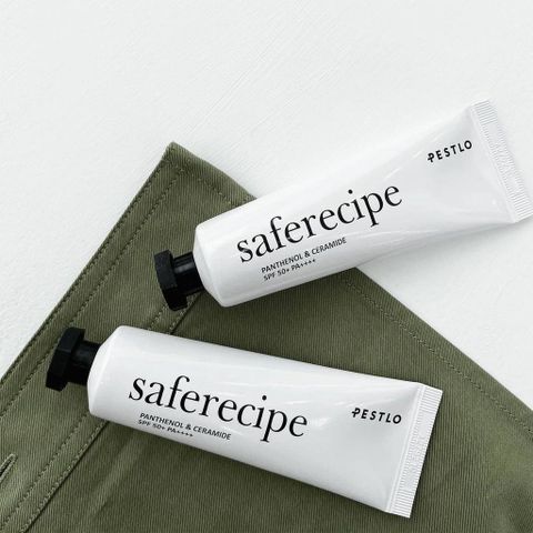 Kem Chống Nắng Vật Lý Pestlo Saferecipe SPF 50+PA++++ - An Toàn Cho Mọi Loại Da, Chống Nắng Hiệu Quả Với Panthenol và Ceramide