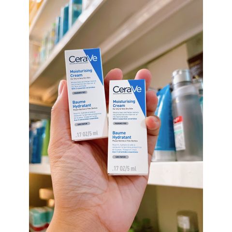 [Mini 5ml] Kem Dưỡng Ẩm Cerave Moisturizing Cream