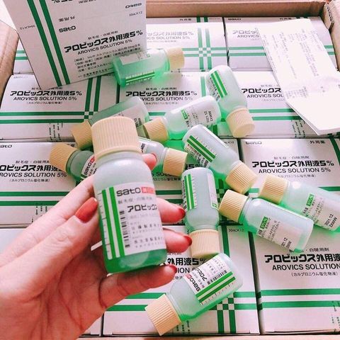 Tinh Chất Mọc Tóc Sato Arovics 5% Nhật Bản 30ml - Kích Thích Mọc Tóc Khỏe Mạnh, Giảm Gãy Rụng, An Toàn cho Da Đầu