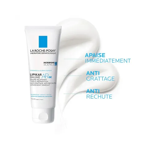 Kem Dưỡng La Roche-Posay Lipikar Baume AP+ 75ml - Dưỡng Ẩm & Làm Dịu Da Trẻ Em, An Toàn, Không Hương Liệu, Phục Hồi Da Khô