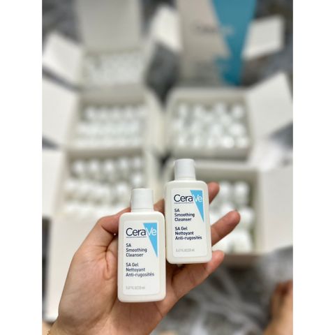 Sữa Rửa Mặt CeraVe Mini 20ml - Dành Cho Da Dầu & Khô, Làm Sạch Nhẹ Nhàng, Dưỡng Ẩm, An Toàn Cho Da Nhạy Cảm