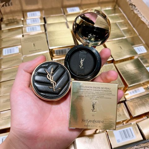 Phấn Nước Cushion YSL Le Cushion Encre De Peau 5g - Kiềm Dầu, Làn Da Lì Tự Nhiên, SPF33/PA+++ - Hàng Chính Hãng Pháp