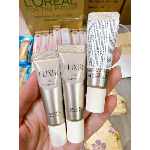 [Mini] Sữa Chống Nắng Elixir Dưỡng Da Ngăn Ngừa Lão Hóa