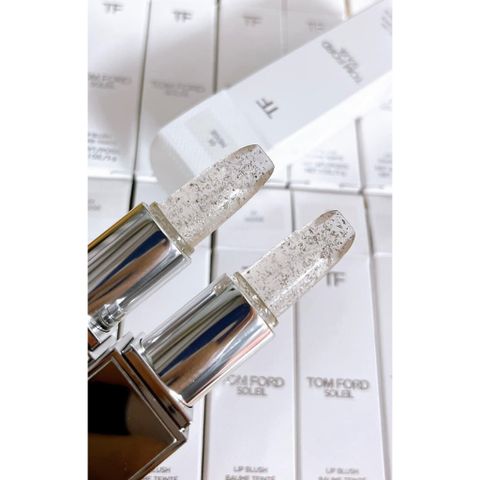 Son Dưỡng Thạch Tom Ford Soleil Lip Blush Platinum 01 Neige - Son Dưỡng Môi Sang Trọng, Màu Hồng Tự Nhiên, Phiên Bản Mới Nhất 3g