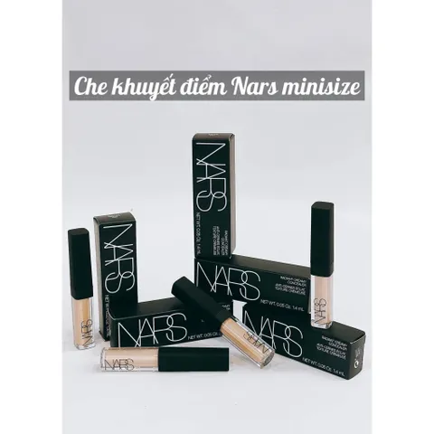 Che Khuyết Điểm Nars Fullsize & Mini Size - Kem Che Phủ Tự Nhiên, Bám Màu Lâu, Dễ Tán, Đảm Bảo Không Cakey