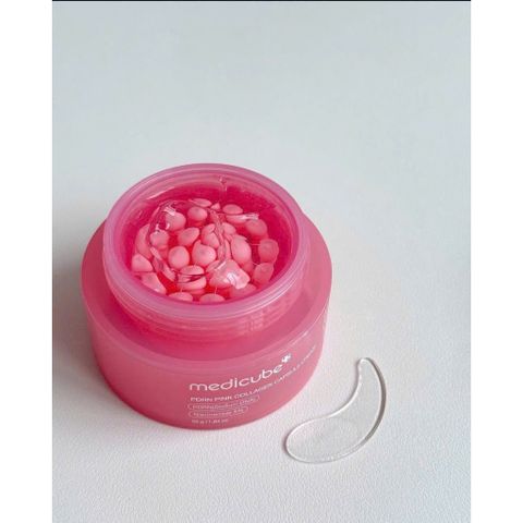 Kem Dưỡng Viên Nang Căng Bóng Da Medicube PDRN Pink Collagen 55ml - Giúp Sáng Da, Tăng Đàn Hồi, Chống Lão Hóa Từ PDRN & Collagen