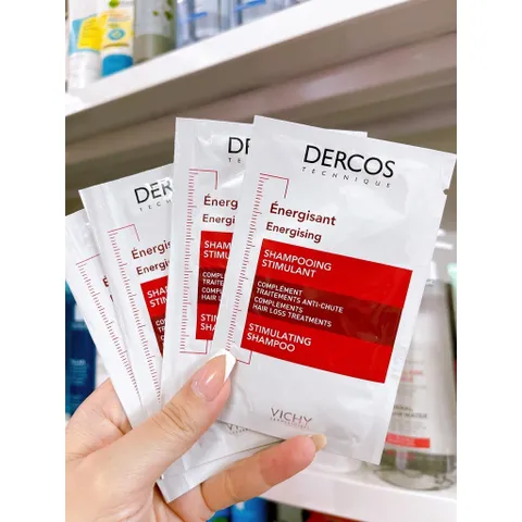 Dầu Gội Vichy Dercos Energising 6ml - Giảm Rụng Tóc, Phục Hồi Tóc Hư Tổn, Dưỡng Chắc Khỏe Cho Tóc Nhạy Cảm