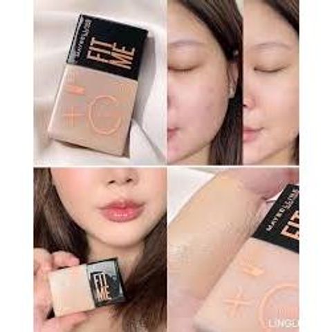 Kem Nền Maybelline Fit Me Fresh Tint SPF50 30ml - Kem Nền Tươi Mướt, Bảo Vệ Da, Hiệu Ứng Sáng Khỏe, Phù Hợp Mọi Loại Da