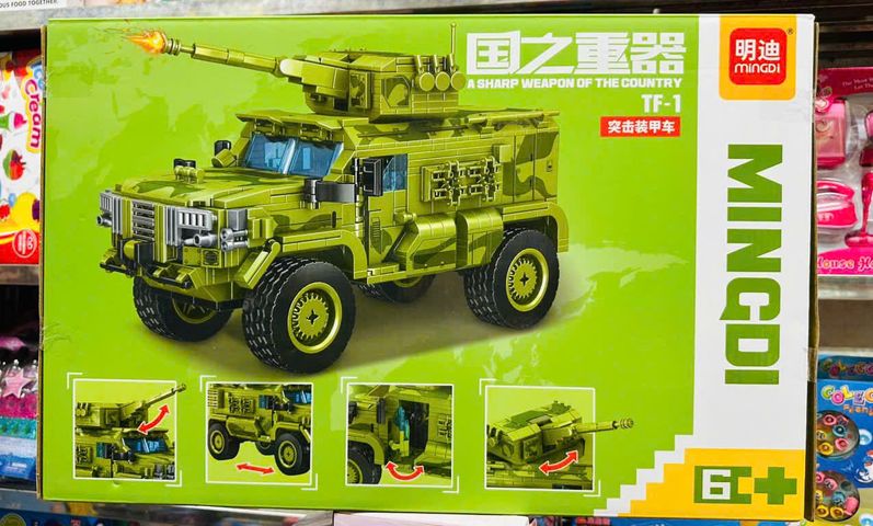 Đồ chơi lắp ráp MINGDI K3093 mô hình xe ô tô TF-1 775pcs A SHARP WEAPON OF THE COUNTRY