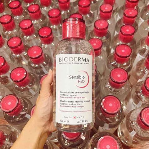 Nước Tẩy Trang Micellar Cho Da Thường Và Da Nhạy Cảm Bioderma Sensibio H2O 850ml (Nắp Nhún)