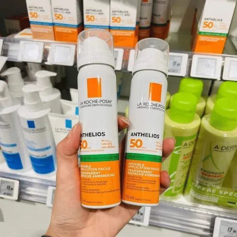 Xịt Chống Nắng Kiểm Soát Dầu La Roche-Posay Anthelios 75ml - Dưỡng Da, Ngăn Bóng Nhờn, Bảo Vệ Da Trước Tia UV, Chống Thấm Nước