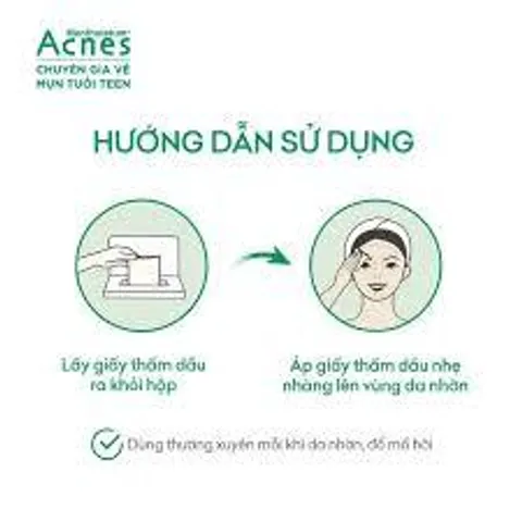 Giấy Thấm Dầu Acnes Oil Remover - Kiểm Soát Nhờn, Ngừa Mụn Hiệu Quả 50 Tờ, Giúp Làn Da Thông Thoáng, Giảm Sưng Mụn