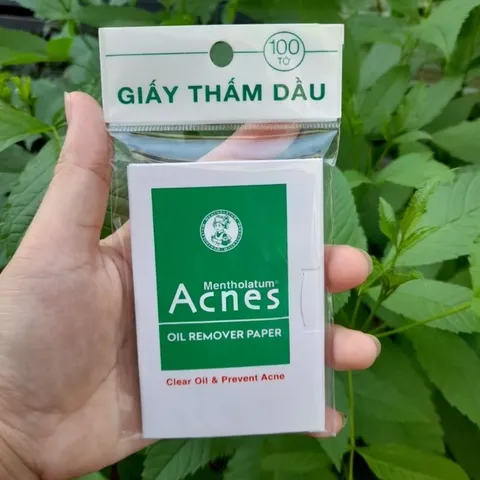 Giấy Thấm Dầu Acnes Oil Remover - Kiểm Soát Nhờn, Ngừa Mụn Hiệu Quả 50 Tờ, Giúp Làn Da Thông Thoáng, Giảm Sưng Mụn