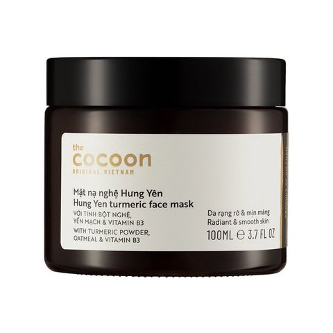 Mặt Nạ Nghệ Cocoon 100ml - Dưỡng Sáng Da, Chống Oxy Hóa, Chống Thâm, Công Thức Từ Nghệ Hưng Yên, Phù Hợp Mọi Loại Da