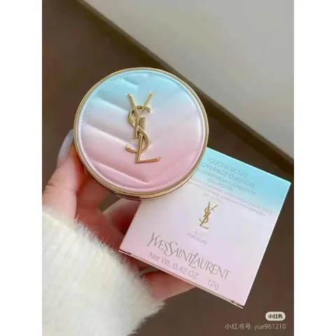 YSL Touche Eclat Glow-Pact Cushion 2025 - Phấn nước kiểm soát dầu, chống nắng SPF 50, lớp nền tự nhiên, phiên bản giới hạn Valentine