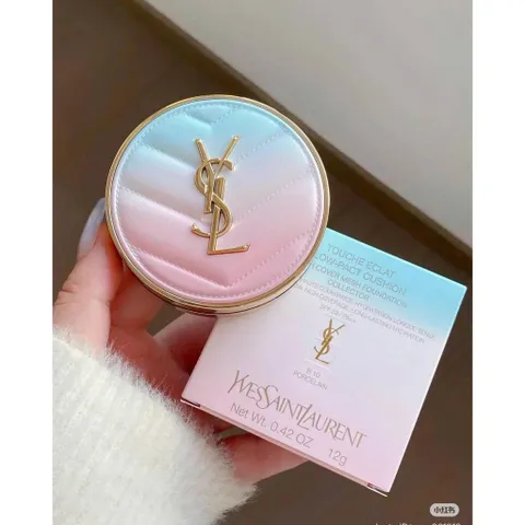 YSL Touche Eclat Glow-Pact Cushion 2025 - Phấn nước kiểm soát dầu, chống nắng SPF 50, lớp nền tự nhiên, phiên bản giới hạn Valentine