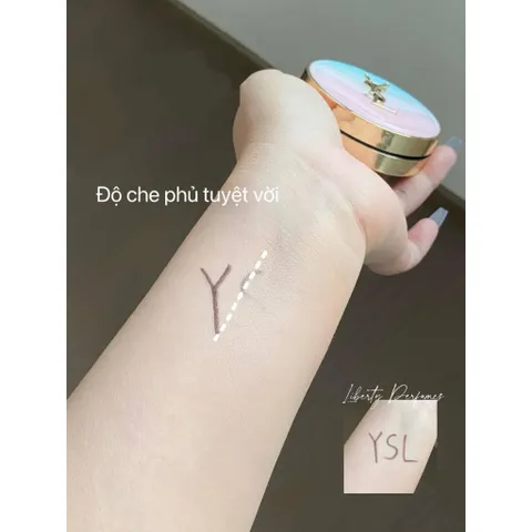 YSL Touche Eclat Glow-Pact Cushion 2025 - Phấn nước kiểm soát dầu, chống nắng SPF 50, lớp nền tự nhiên, phiên bản giới hạn Valentine