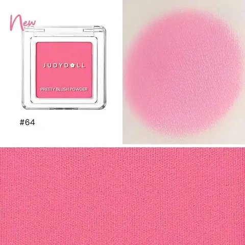 Má Hồng JUDYDOLL Pretty Blush Powder - Phấn Má Hồng Mịn Lì Tông Màu Tự Nhiên Cho Da Châu Á - Dễ Dàng Mang Theo