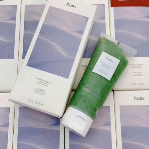 Tẩy Tế Bào Chết Huxley Scrub Mask Sweet Therapy 120g - Mặt Nạ Thải Độc Da Chiết Xuất Từ Thiên Nhiên, An Toàn Cho Mọi Loại Da