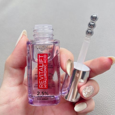 Serum L'Oreal Revitalift Dưỡng Mắt 20ml - Giảm Bọng Mắt, Mờ Quầng Thâm, Làm Đầy Rãnh Nhăn với Hyaluronic Acid & Caffeine