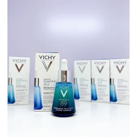 Serum Vichy Mineral 89 Probiotic Fractions 30ml - Tinh Chất Phục Hồi Da Cấp Ẩm, Giúp Da Rạng Rỡ, Tăng Đàn Hồi, Chống Oxy Hóa