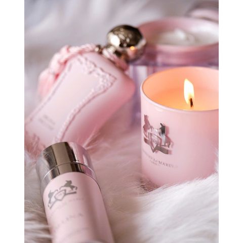 Nến Thơm Parfums De Marly Delina 30g - Hương Hoa Ngọt Ngào Từ Nước Hoa Delina - Nến Thư Giãn Trang Trí Sang Trọng