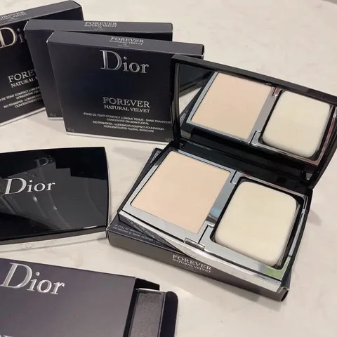 Phấn Phủ Dạng Nén Dior Forever Natural Velvet 10g - Phấn Kiềm Dầu, Che Khuyết Điểm, Bền Màu 24 Giờ, Thiết Kế Sang Trọng