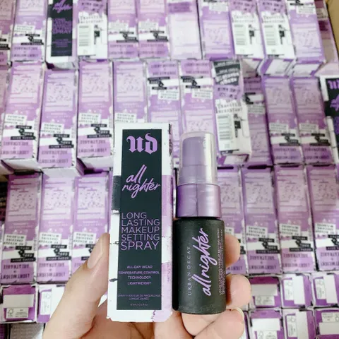 Xịt Khoá Nền Urban Decay All Nighter 118ml - Xịt Giữ Nền Makeup Bền Lâu, Kiểm Soát Dầu, Phù Hợp Mọi Loại Da