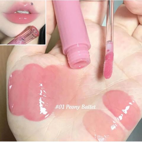 Son Thuần Chay Romand Glasting Gloss - Son Môi Dưỡng Ẩm Cao, Tinh Chất Dầu Thực Vật, Màu Sắc Tự Nhiên, Dành Cho Người Yêu Làm Đẹp
