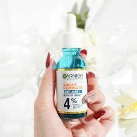 Serum Garnier Bright Complete Giảm Mụn & Mờ Thâm 30ml - Dưỡng Chất Chăm Sóc Da Dầu, Ngăn Ngừa Mụn Hiệu Quả