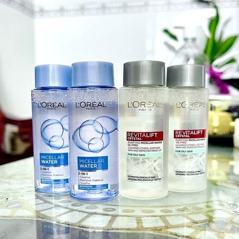 Nước Tẩy Trang L'Oreal Micellar Water 3-in-1 Mini 30ml - Giữ ẩm và làm sạch da mặt hiệu quả