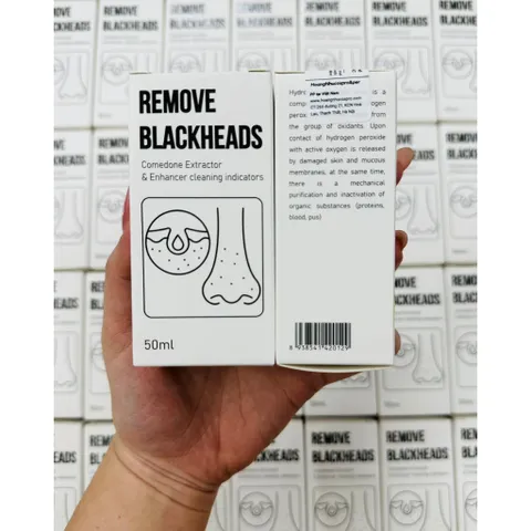 Ủ Mụn Đầu Đen Removes BlackHeads 50ml - Giải Pháp Xóa Mụn Đầu Đen Nhanh Chóng Cho Da Mặt Sạch Rõ Ở Mũi và Cằm