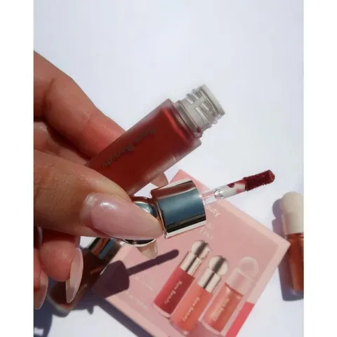 Bộ 3 Thỏi Má Hồng Dạng Kem & Highlight Rare Beauty - Phiên Bản Giới Hạn Mini Blush và Luminize Cho Làn Da Rạng Rỡ