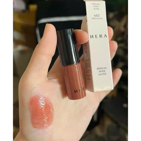 Son Kem Hera Sensual Spicy Nude Gloss Mini 3ml - Màu 462 Speechless - Trang Điểm Nhẹ Nhàng, Đẹp Tự Nhiên, Hợp Thời Trang