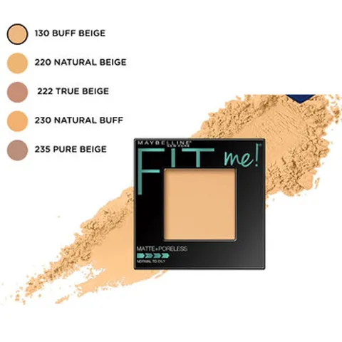 Phấn Phủ Maybelline Fit Me Matte Poreless Powder Mịn Lì Kiềm Dầu 8.5g