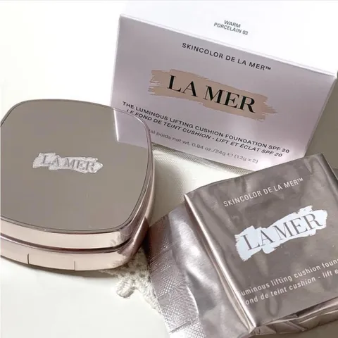 Cushion Lamer The Luminous Lifting Foundation SPF20 - Bộ Phấn Trang Điểm Cao Cấp + Lõi Thay Dành Cho Da Trắng Sáng
