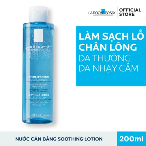 Nước Cân Bằng Da Nhạy Cảm La Roche-Posay 200ml - Lotion Giàu Khoáng Làm Dịu, Chống Oxy Hóa, An Toàn Hàng Ngày