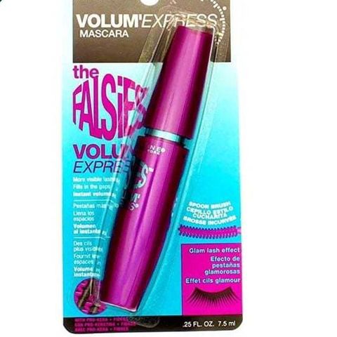 Mascara Maybelline The Falsies Volum Express 9.2ml - Hàng Mi Dày, Cong Vút 200%, Không Lem, An Toàn Cho Mắt Nhạy Cảm