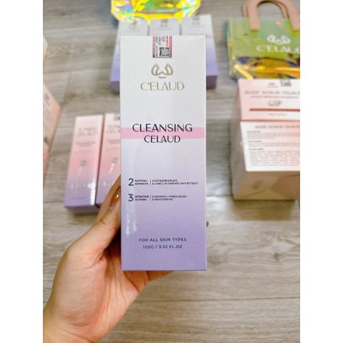 Sữa Rửa Mặt Cleansing Celaud 100ml - Làm Sạch Sâu, Cân Bằng Độ pH, Ngăn Ngừa Mụn, Phù Hợp Với Da Dầu Mụn