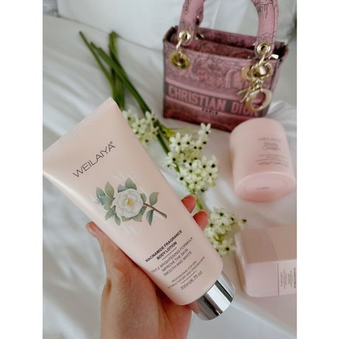Serum Dưỡng Thể Trắng Da Hoa Trà Weilaiya 200ml - Giảm Thâm, Cung Cấp Độ Ẩm, Làm Mịm Da, Công Nghệ SYMWHITE 377, Hương Thơm Quyến Rũ