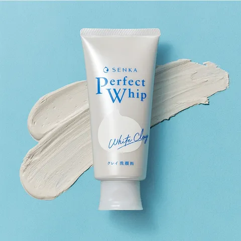 [Date 9/26] Sữa Rửa Mặt Senka Perfect White Clay Đất Sét Trắng Làm Đều Màu Da 120g