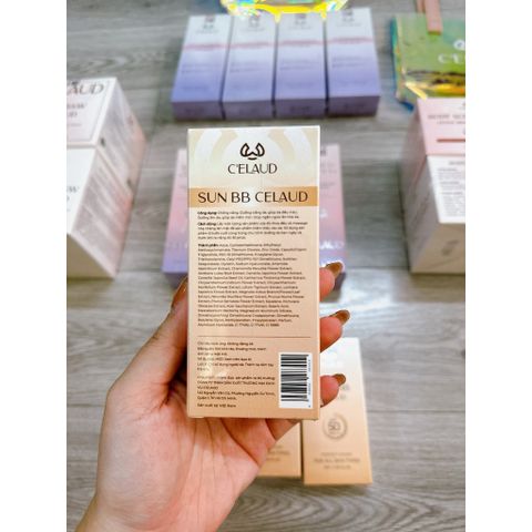 Kem Chống Nắng SUN BB CELAUD SPF 50+/PA+++ - Kem Chống Nắng Dưỡng Ẩm, Nâng Tone Da An Toàn Cho Tất Cả Loại Da 30ml