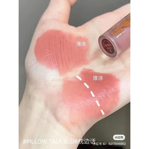 Son Kem Mini 1ml Charlotte Tilbury Màu Pillow Talk Blur - Hồng Đất Siêu Căng Mọng, Chất Son Lâu Trôi, Xuất Xứ Ý