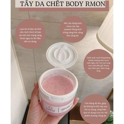 Muối Tẩy Tế Bào Chết Rmon White Label 400g - Dưỡng Sáng Da, Kháng Khuẩn, Thư Giãn Cho Làn Da Mịn Màng