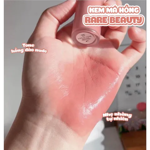 Má Hồng Rare Beauty Soft Pinch Liquid Blush Dạng Kem 5G - Chất Lỏng, Bám Lâu, Màu Tự Nhiên, Dễ Tán, Cosplay Selena Gomez