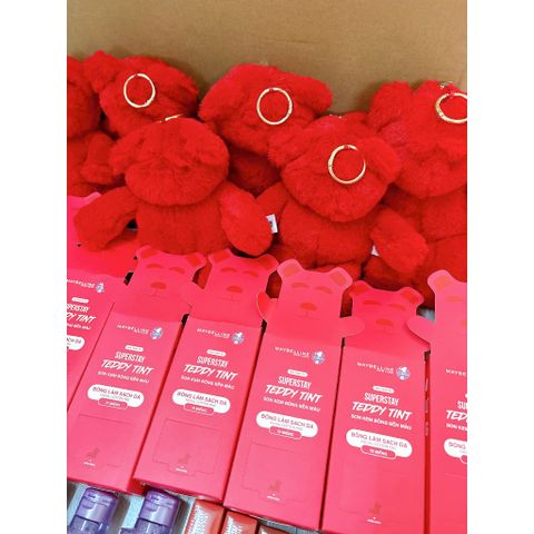 Son Kem Superstay Teddy Tint Maybelline 5ml - Chất Son Mịn Lì, 7 Màu Ngọt Ngào, Dài Lâu Đến 12H, Trang Điểm Tự Nhiên