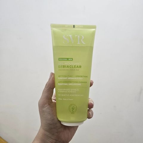 Sữa Rửa Mặt SVR Sebiaclear Gel Moussant 200ml - Gel Rửa Mặt Chuyên Dụng Cho Da Mụn, Da Nhạy Cảm, Làm Sạch Sâu, Không Gây Khô Da