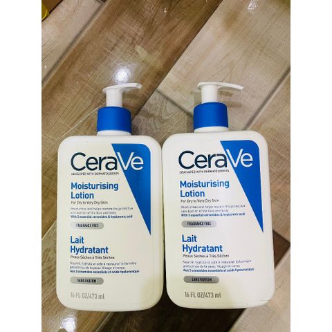 Sữa Dưỡng Ẩm Toàn Thân CeraVe Daily Moisturizing Lotion 473ml - Giúp Cấp Ẩm Và Phục Hồi Làn Da Nhạy Cảm, Phù Hợp Cho Mọi Lứa Tuổi